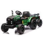 Elektrický Traktor s vlečkou CH9959B - 24V tmavozelený